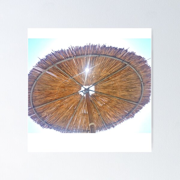 Item preview, Beach Umbrella Summer Vibes - Holiday in Greece designed and sold by GlutenFreeTee.