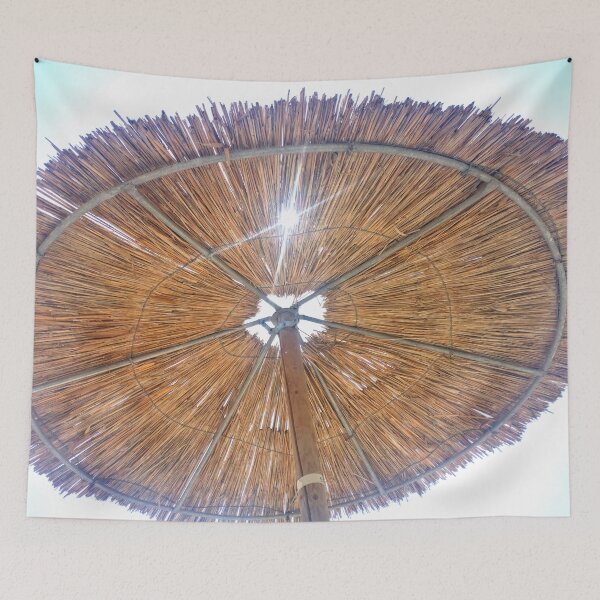 Item preview, Beach Umbrella Summer Vibes - Holiday in Greece designed and sold by GlutenFreeTee.