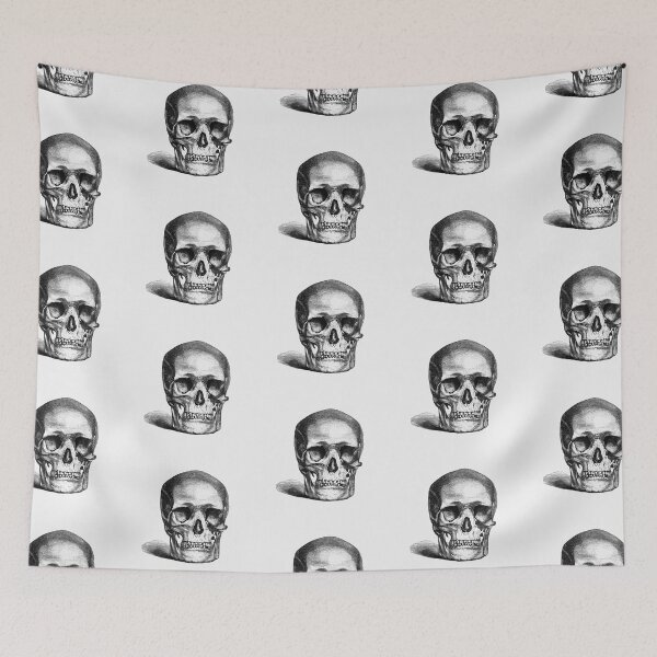 Item preview, Vintage European style skull by Emma Dent (1877). designed and sold by tshirtmania20.
