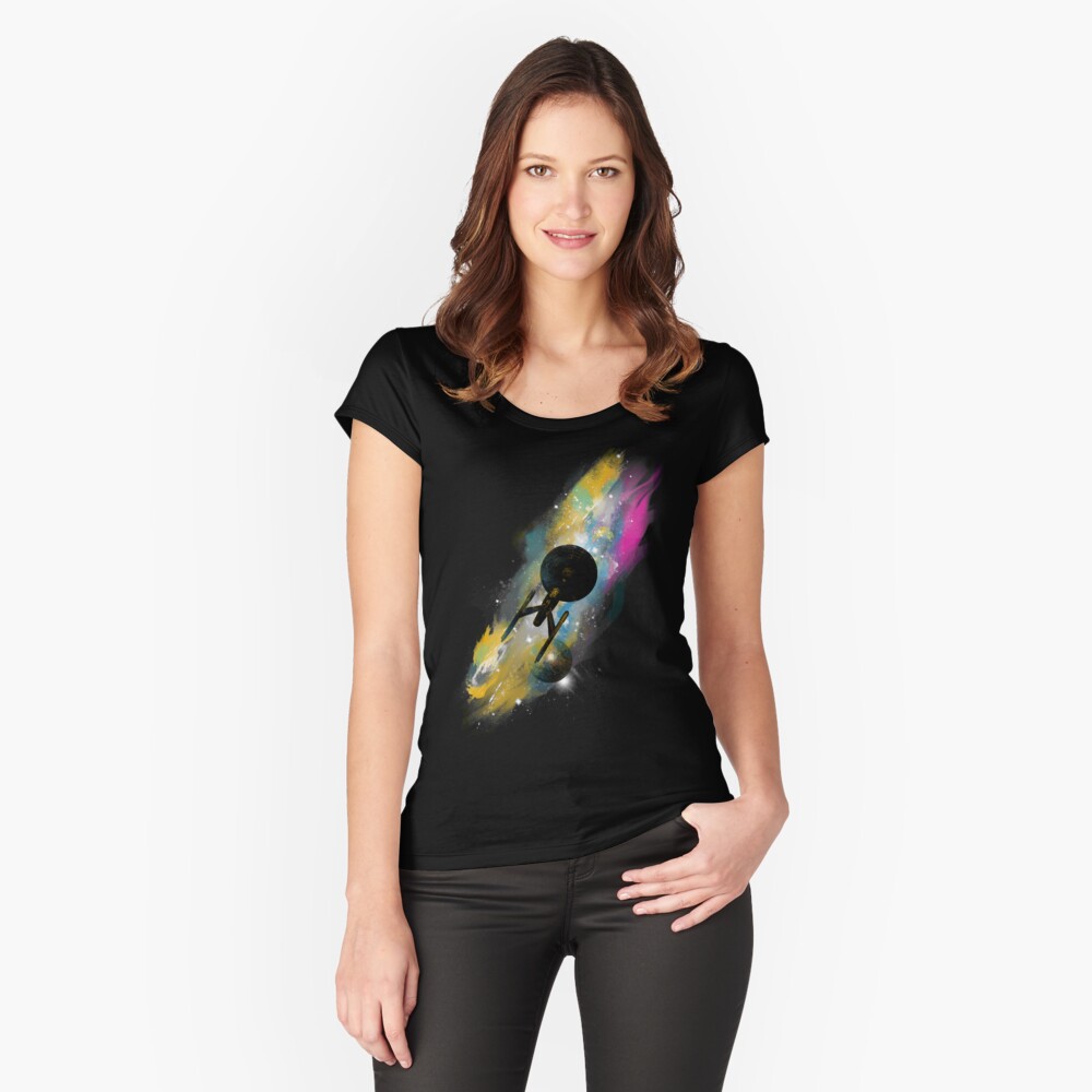 Item preview, Fitted Scoop T-Shirt designed and sold by fredlevy-hadida.