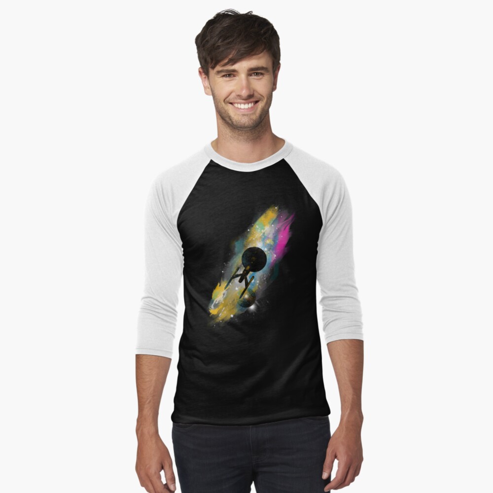 Item preview, Baseball ¾ Sleeve T-Shirt designed and sold by fredlevy-hadida.