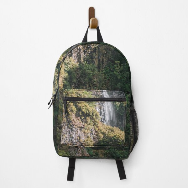 Item preview, Dreamy waterfall hidden in a forest mountain valley – Landscape Photography  designed and sold by regnumsaturni.