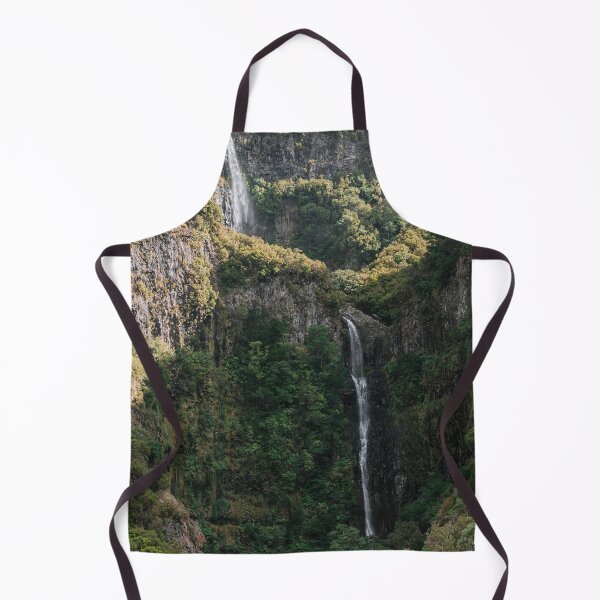 Item preview, Dreamy waterfall hidden in a forest mountain valley – Landscape Photography designed and sold by regnumsaturni.