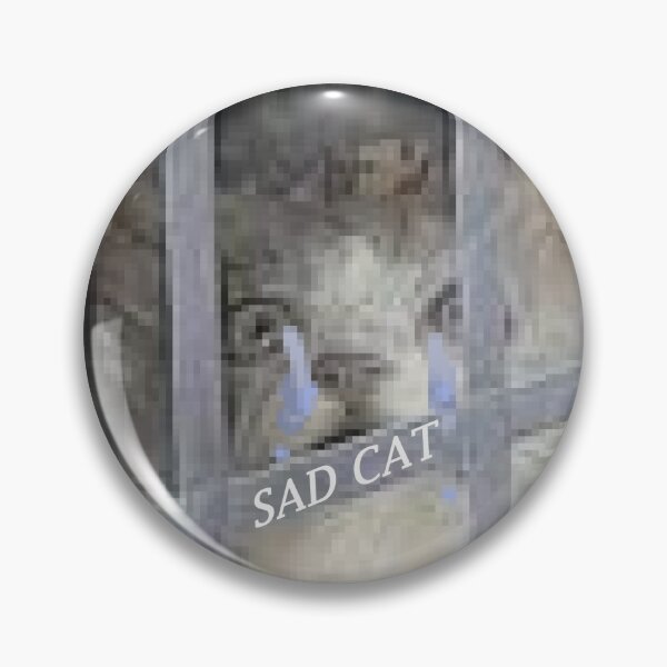Item preview, sad cat designed and sold by ouiouiitslucyb1.