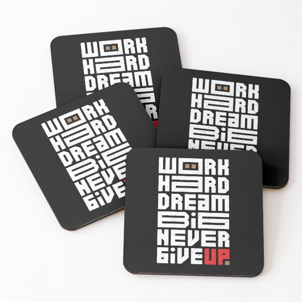 Item preview, Work hard dream big never give up designed and sold by Store-Designify.