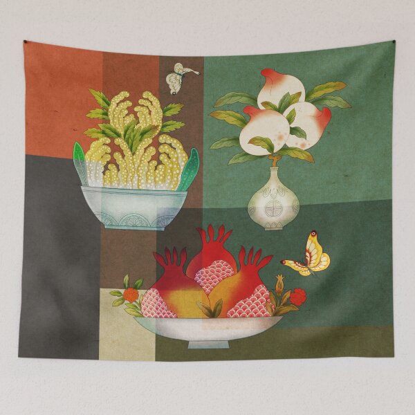 Item preview, Small fruits C: Minhwa-Korean traditional/folk art designed and sold by minsillust.