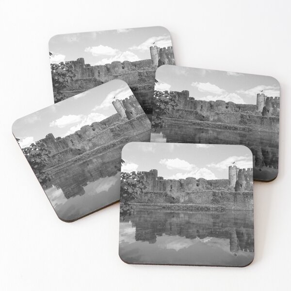 Item preview, Reflection in the Moat, Caerphily Castle Ruins designed and sold by CloneDigitalArt.