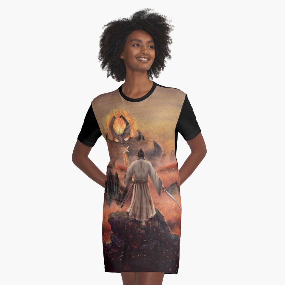 Item preview, Graphic T-Shirt Dress designed and sold by TannerLail.