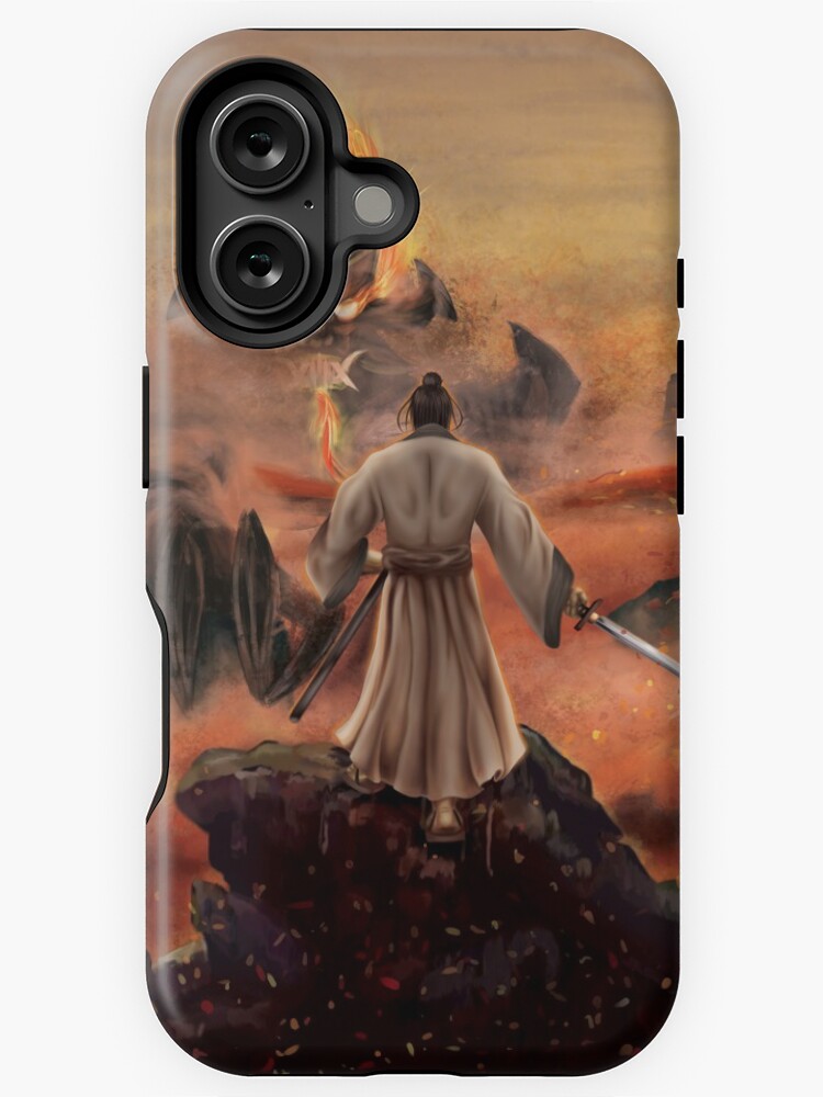 Thumbnail 1 of 4, iPhone Case, Warrior above the Sea of Fire designed and sold by TannerLail.