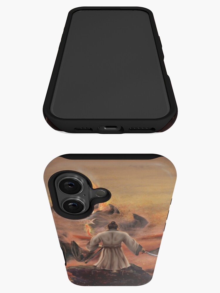 Thumbnail 3 of 4, iPhone Case, Warrior above the Sea of Fire designed and sold by TannerLail.
