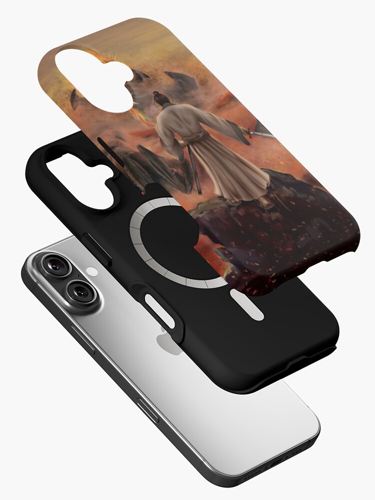 Thumbnail 2 of 4, iPhone Case, Warrior above the Sea of Fire designed and sold by TannerLail.