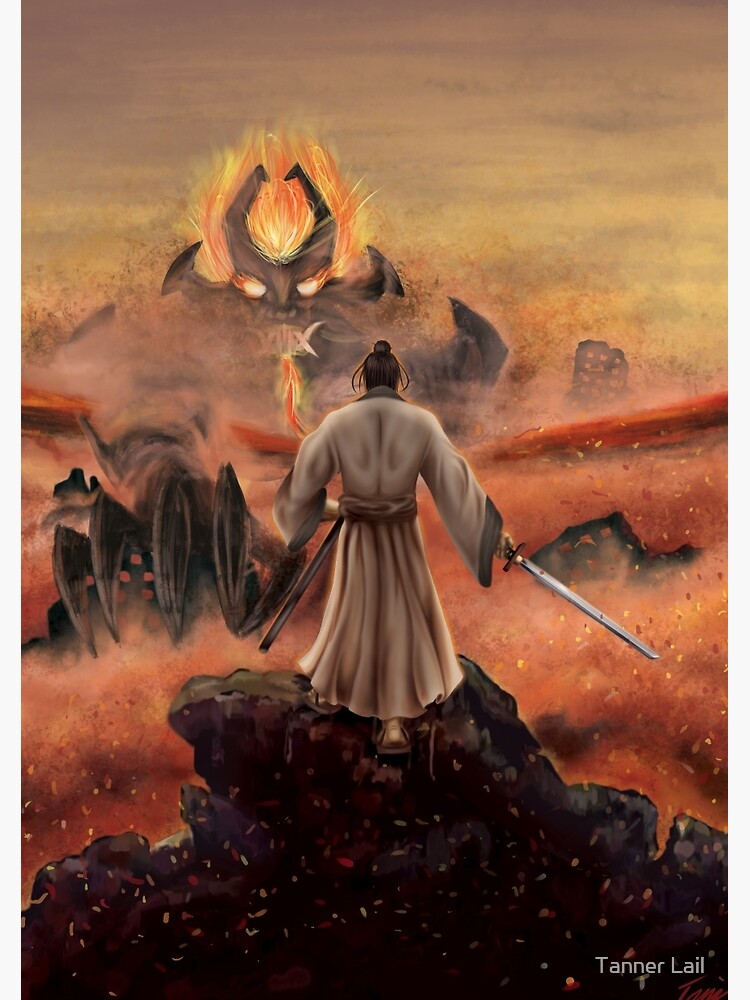 Thumbnail 3 of 3, Journal, Warrior above the Sea of Fire designed and sold by TannerLail.