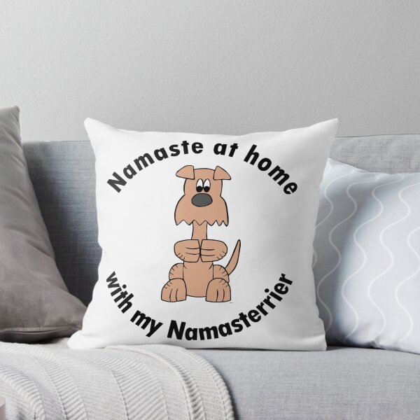Item preview, Namaste at home with my dog terrier designed and sold by Martijm.