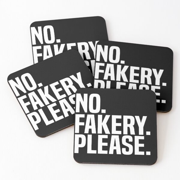Item preview, No Fakery Please  designed and sold by Primroaddesigns.