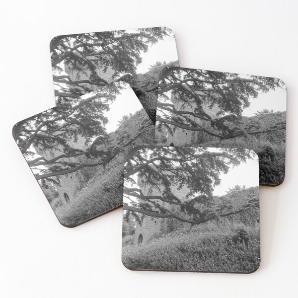 Item preview, Fir Tree and Castle Walls, Caldicott, South Wales designed and sold by CloneDigitalArt.