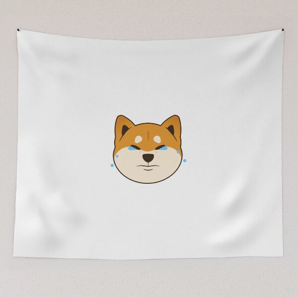 Item preview, Crying shiba inu designed and sold by IgniiART.