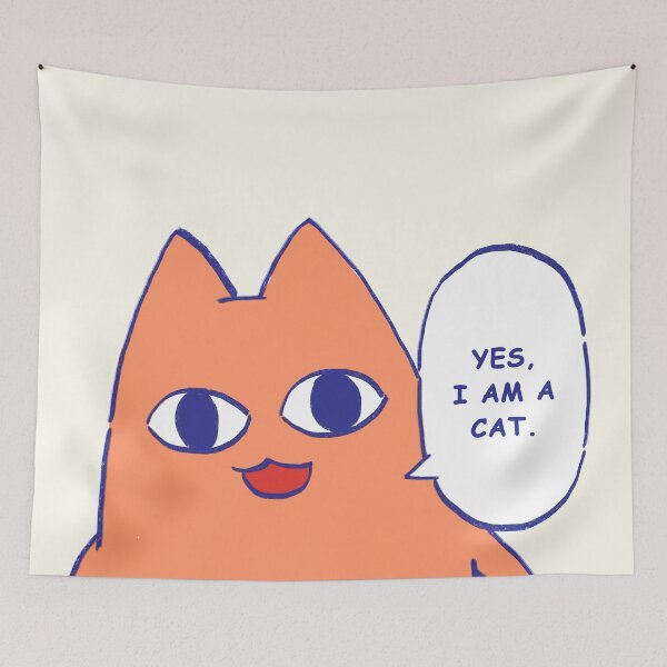 Item preview, I draw chiyo dad saying yes i am a cat / funny azumanga daioh meme designed and sold by RansRoom.