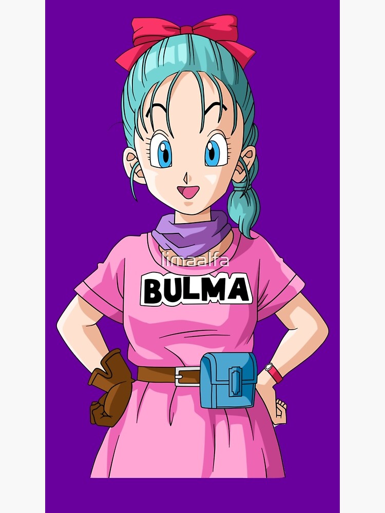 "bulma dragon ball z 2.0" Poster by limaalfa Redbubble