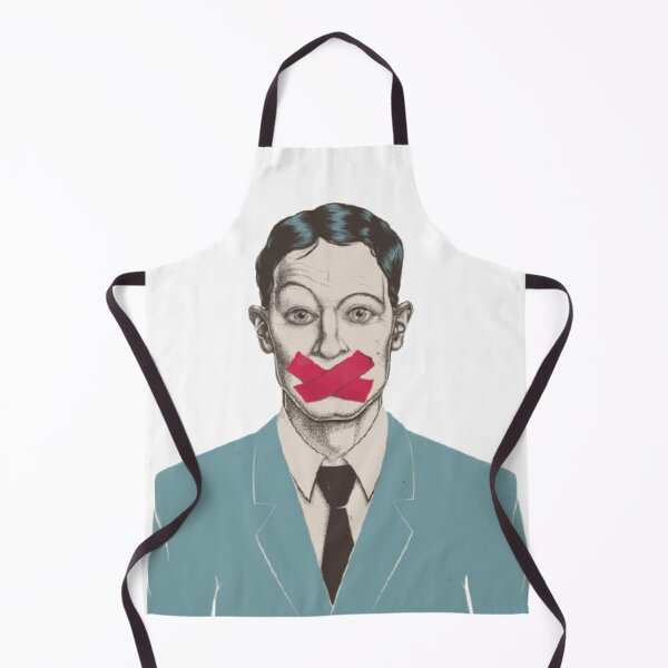 Item preview, Stippling businessman tape on mouth T-shirt designed and sold by SAN101.