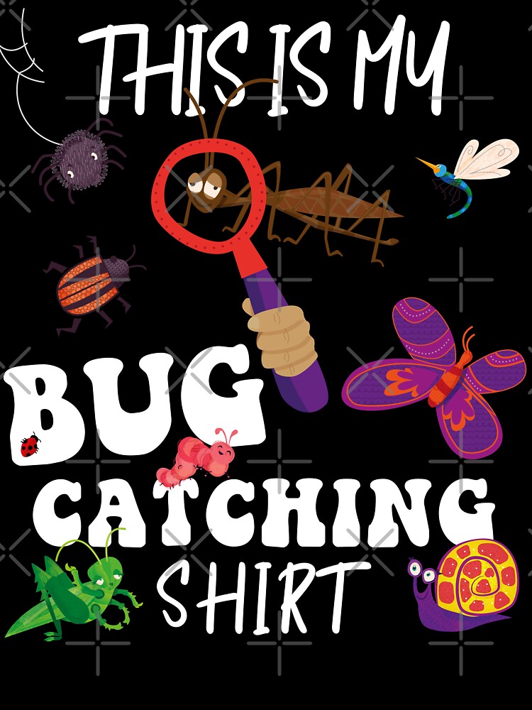 Bug Catching - Fun Cute Bug Catching Design For Kids Kids T-Shirt