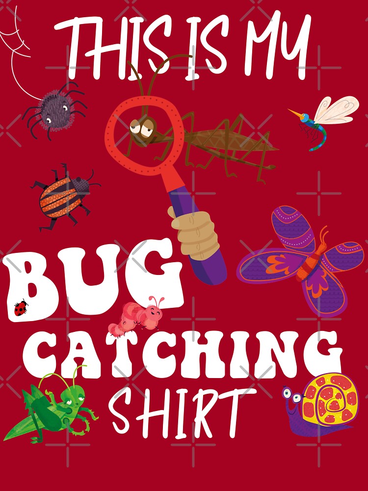 Bug Catching - Fun Cute Bug Catching Design For Kids Kids T-Shirt for Sale  by Ray Cunningham