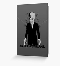 SILENCE Greeting Card