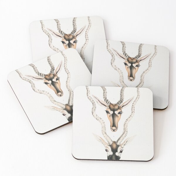 Artikelvorschau, Indische Antilope (Antilope cervicapra) Kopf und Horn entworfen und verkauft von Rozgani.