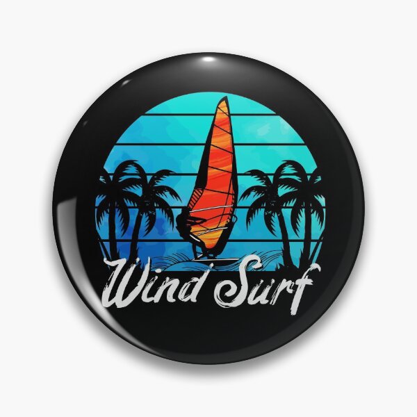 Item preview, Windsurfing Surfer Summer Sun Beach Sea Retro Design designed and sold by brunsch-print.