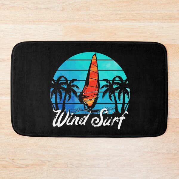 Item preview, Windsurfing Surfer Summer Sun Beach Sea Retro Design designed and sold by brunsch-print.
