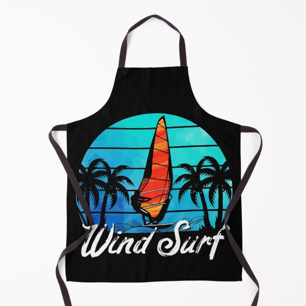 Item preview, Windsurfing Surfer Summer Sun Beach Sea Retro Design designed and sold by brunsch-print.