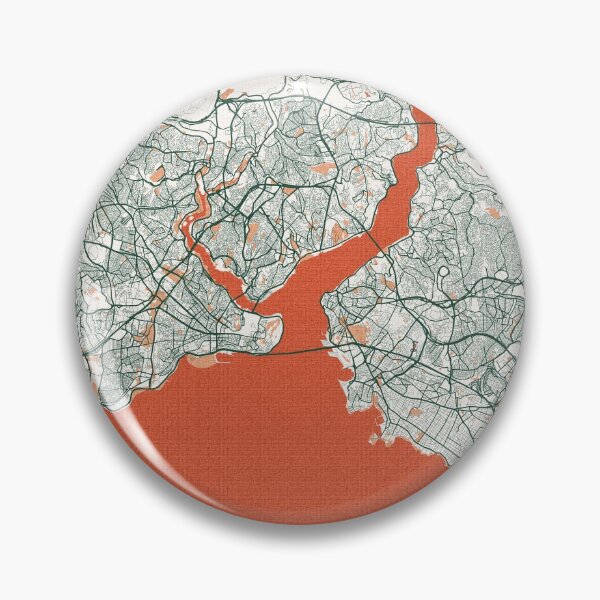 Item preview, Istanbul City Map of Turkey - Bohemian designed and sold by deMAP.