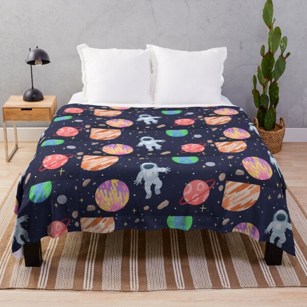 Item preview, Galaxia espacial con ilustración de astronautas y planetas designed and sold by nightjing.