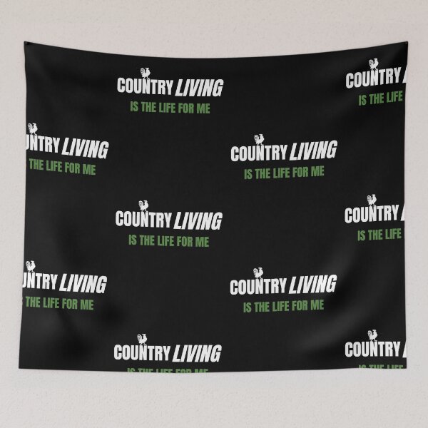 Item preview, Country Living is the Life for Me designed and sold by Brimwood.