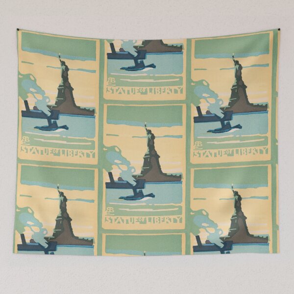 Item preview, New York - Statue of Liberty - Rachael Robinson Elmer designed and sold by Jamiecsmith1986.