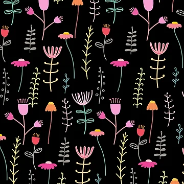 Artwork thumbnail, Floral Pattern by RMA-Graphics
