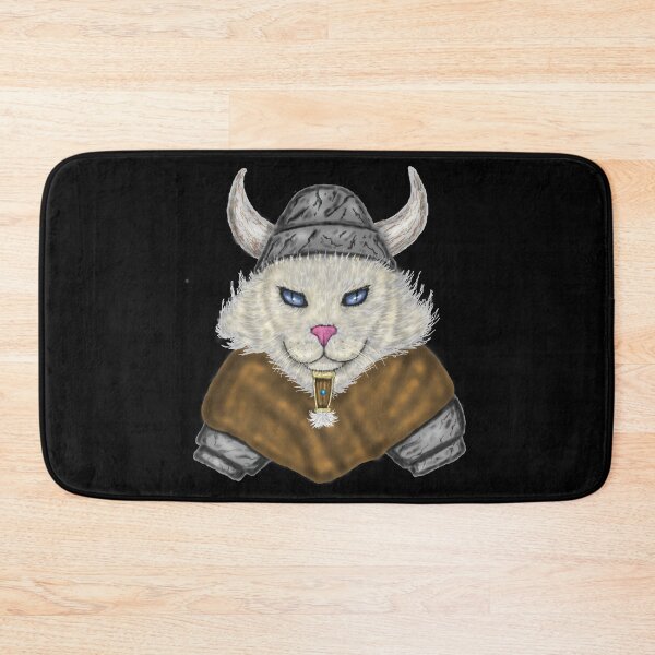 Item preview, viking cat, cat mom, cat dad, cat lover, viking lover,  funny cat lover design designed and sold by baingraphics.