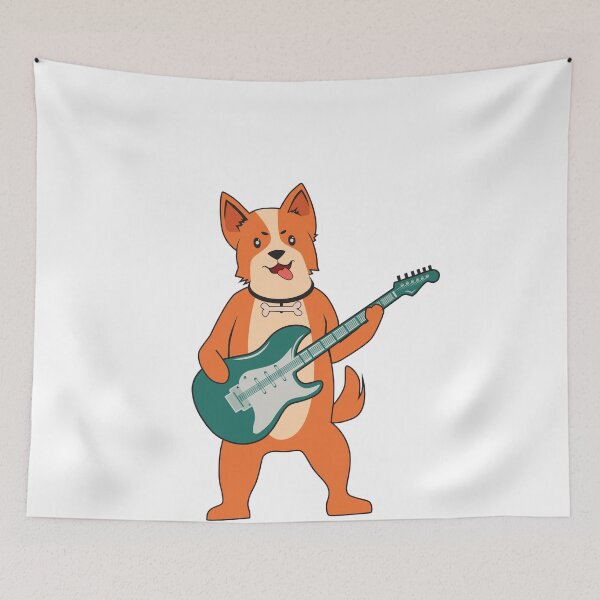 Item preview, dog playing guitar designed and sold by jofredo.