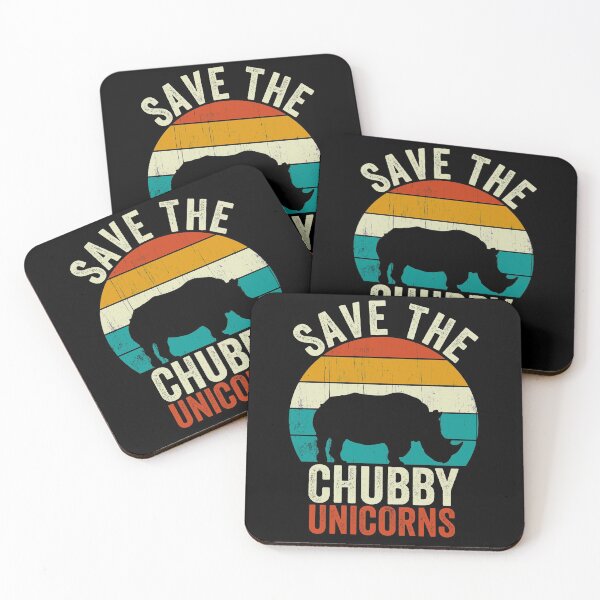 Item preview, Save The Chubby Unicorns Vintage Rhino designed and sold by cimibaka25.