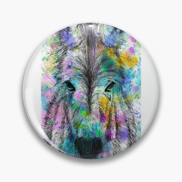 Item preview, DONKEY watercolor and pencil portrait .1 designed and sold by lautir.