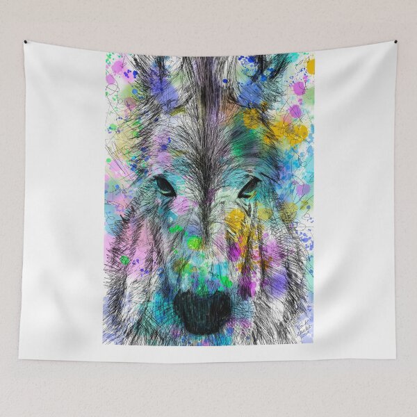 Item preview, DONKEY watercolor and pencil portrait .1 designed and sold by lautir.