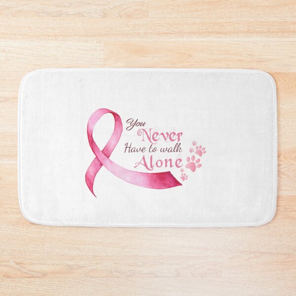 Item preview, You Never Have to Walk Alone Breast Cancer Awareness Ribbon designed and sold by ahmedabdelbaset.