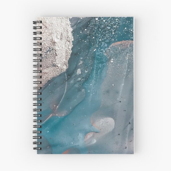 Item preview, Ocean sea, blue and silver marble print designed and sold by HadeeeeL.