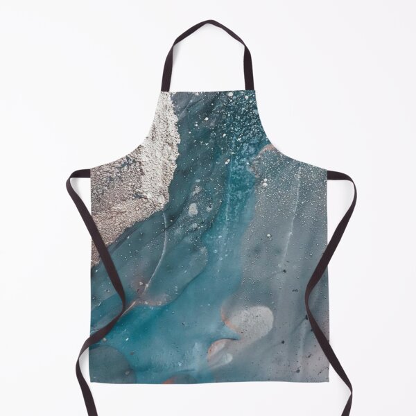 Item preview, Ocean sea, blue and silver marble print designed and sold by HadeeeeL.