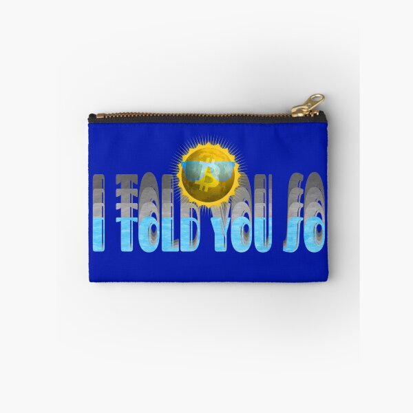Item preview, I Told You So Bitcoin BTC, Blockchain T-Shirt designed and sold by hanlynstyle.