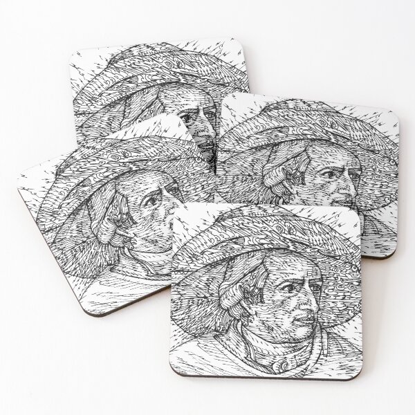 Item preview, JOHANN WOLFGANG VON GOETHE ink portrait .1 designed and sold by lautir.