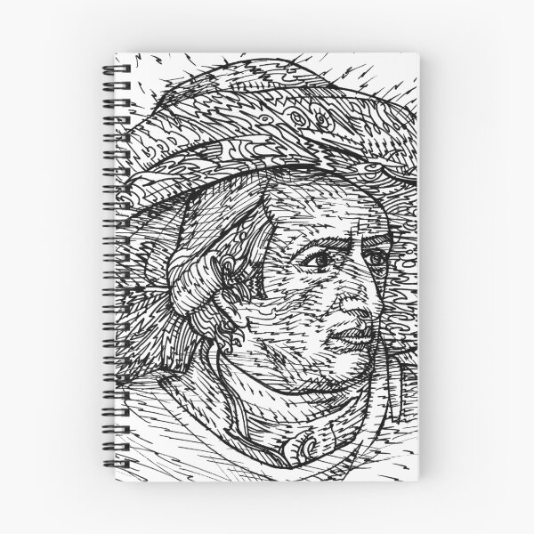 Item preview, JOHANN WOLFGANG VON GOETHE ink portrait .1 designed and sold by lautir.