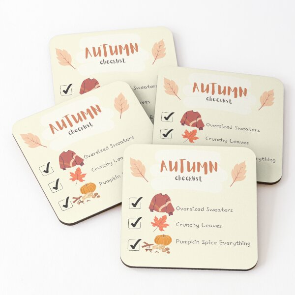 Item preview, Autumn checklist designed and sold by aniicreates.