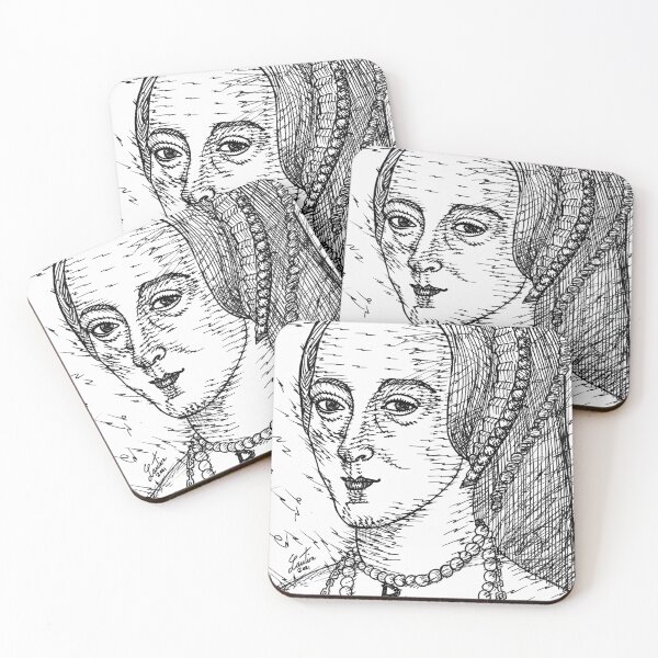 Item preview, ANNE BOLEYN ink portrait designed and sold by lautir.