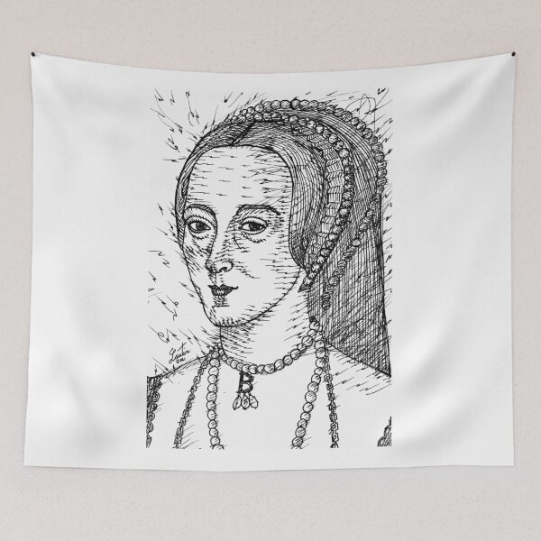 Item preview, ANNE BOLEYN ink portrait designed and sold by lautir.
