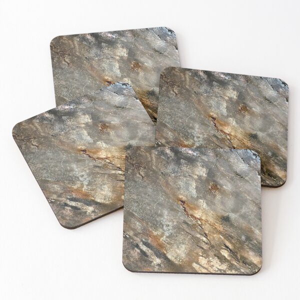 Item preview, Gray and gold streaks marble print designed and sold by HadeeeeL.